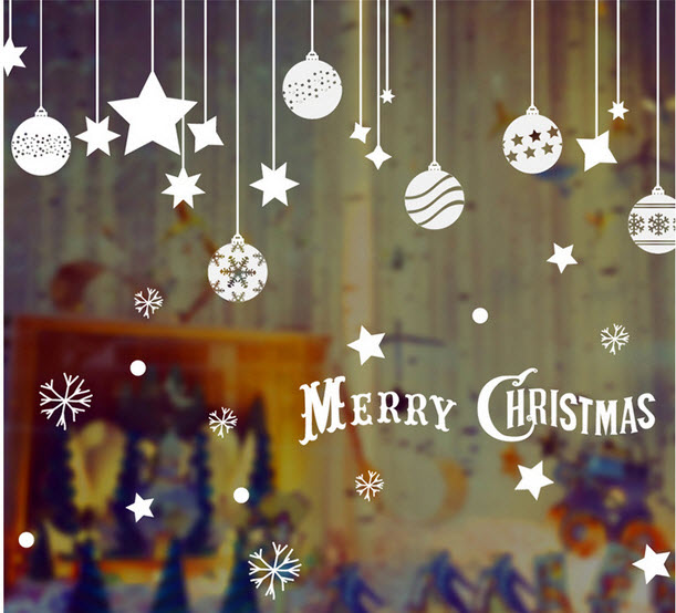 Dây treo quả cầu Noel và sao 5 cánh